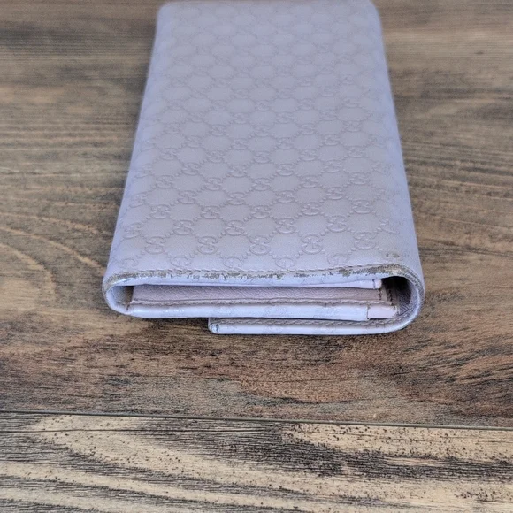 Gucci Microguccissima Pink Italian Leather Vintage Continental Wallet - Picture 3 of 13